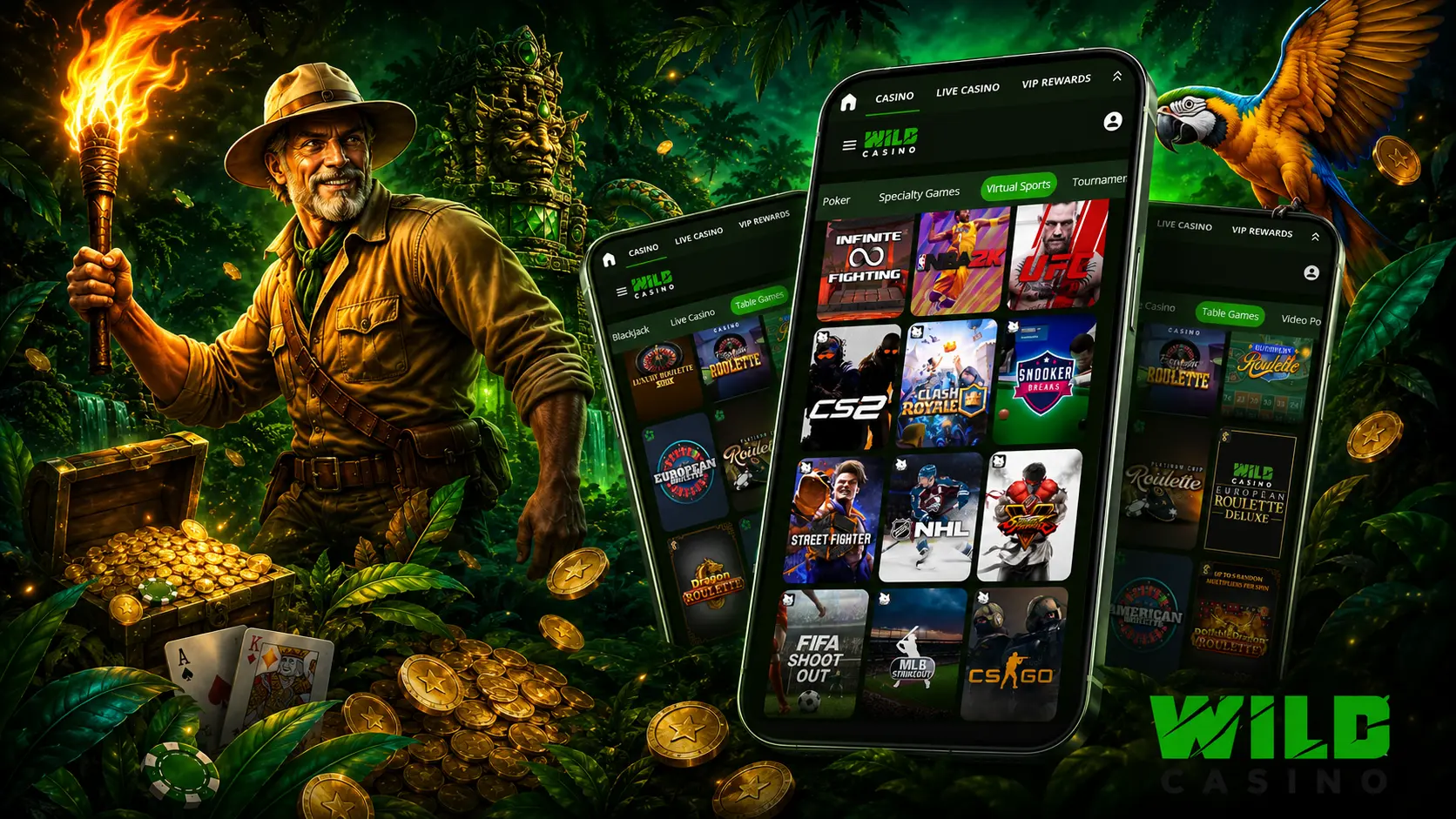 Wild Casino Mobile Site Updates