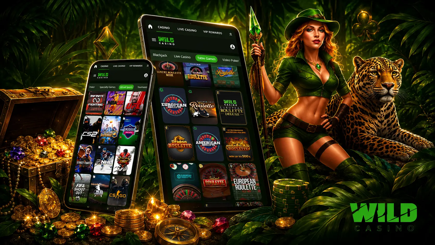 Start Playing Slots at Wild Casino